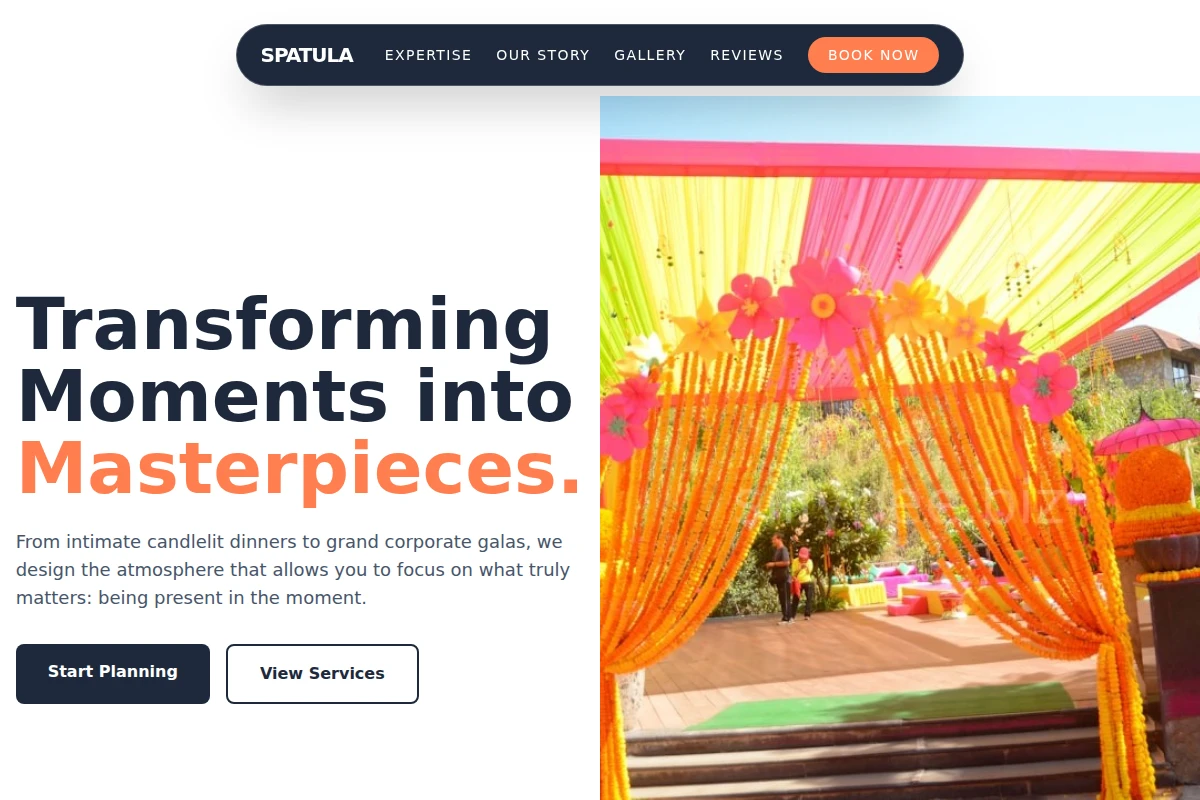 Spatula Event Decor